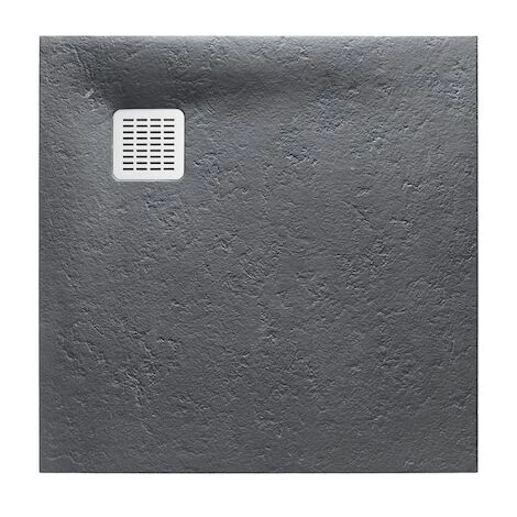 ROCA Receveur De Douche En Résine TERRAN - 800x800x26mm - Gris Ardoise 1 ROCA Receveur De Douche En Résine TERRAN - 800x800x26mm - Gris Ardoise