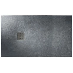 ROCA Receveur De Douche En Résine TERRAN - 1600x800x31mm - Gris Ardoise