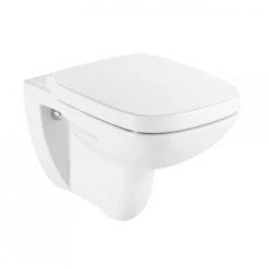 ROCA Cuvette WC Suspendue DEBBA SQUARE Sans Bride - Blanche