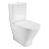 Pack WC THE GAP Sortie Duale Cuvette Rimless, Réservoir Et Abattant Roca