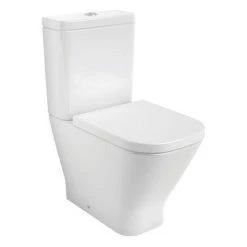 Pack WC THE GAP Sortie Duale Cuvette Rimless, Réservoir Et Abattant Roca
