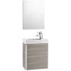 Meuble + Lave-mains + Miroir 45cm ROCA MINI - Gris Sable